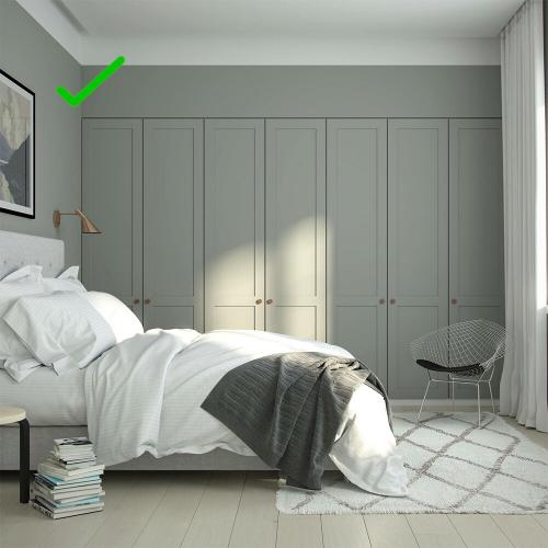 Акцентная стена в маленькой спальне. 6 ошибок в интерьере спальни, которые допускают почти все
