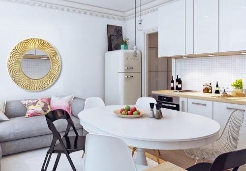 Кухня-гостиная 20 кв м в частном доме. Подбираем стиль