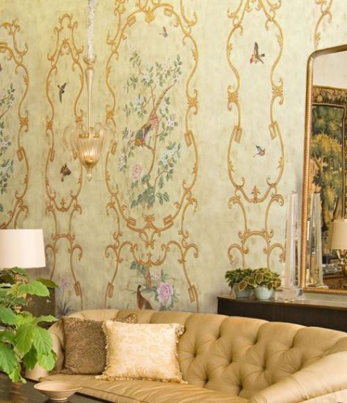 История обоев для стен. Обои