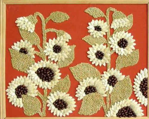 Как сделать осеннюю композицию своими руками. Эксперименты с бумагой 05