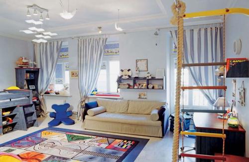 Дизайн детской комнаты для двоих детей. Особенности дизайна детской