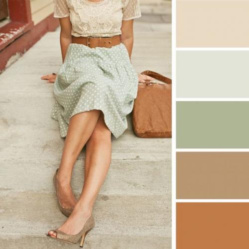 Серо-бежевый цвет в одежде. Как сочетать бежевый цвет в одежде?