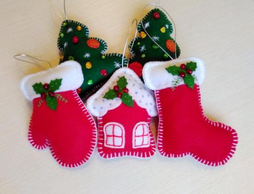Игрушки из ткани своими руками на Новый год. Елочные игрушки из ткани своими руками 15