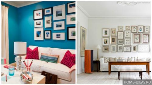 Неправильное размещение картин. 5 ошибок размещения картин на стенах 26