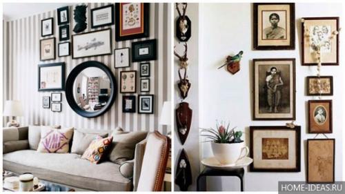 Неправильное размещение картин. 5 ошибок размещения картин на стенах 28