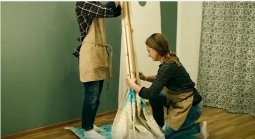 Как сделать шалаш для детей дома. Как сшить вигвам для детей своими руками. Пошаговое фото процесса 12