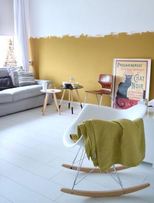 Акцентная стена в гостиной. Как оформить акцентную стену в гостиной: 8 интересных идей