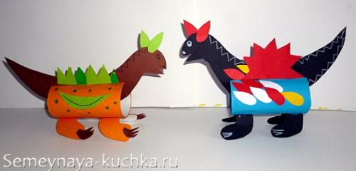 Поделки из бумаги для детей 10-12 лет. ДИНОЗАВРЫ.