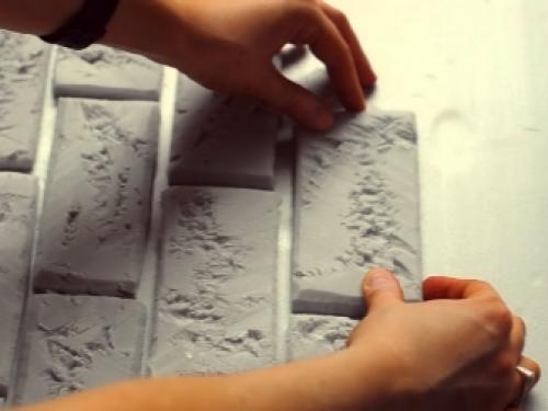 Имитация белого кирпича в интерьере.  Белый кирпич и стили интерьера 02