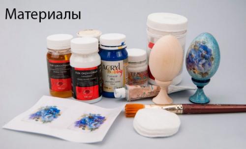 Деревянное яйцо декупаж. Декупаж яиц к Пасхе