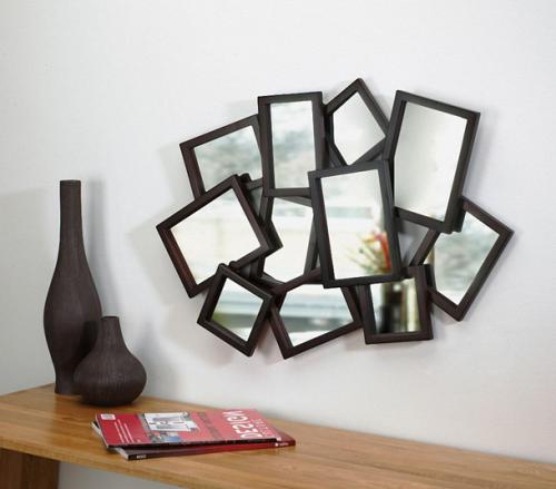 Оформить стену зеркалами. 6 приемов украшения стен зеркалами