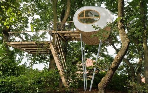 Дом на дереве подмосковье. Семейный домик «Луиза» в Нижней Саксонии (Германия)