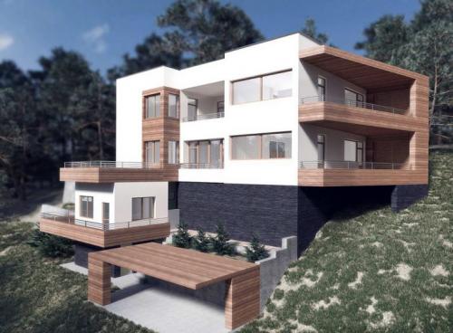 Дома на склонах. Дом на склоне (62 фото) — идеи создания креативного дизайна современного дома