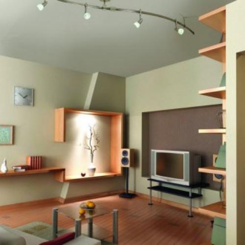 Настенные споты в интерьере. Преимущества и недостатки потолочных спотов