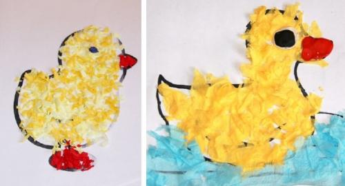 Поделки своими руками для детей 3-4 лет. Птички. Поделки с детьми от 1,5 лет, в разной технике