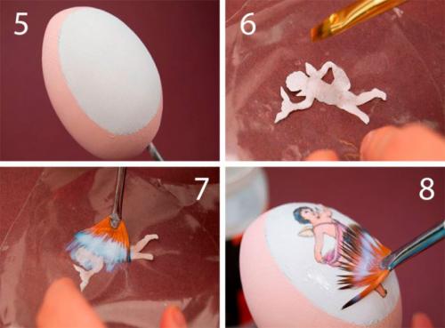 Деревянное яйцо декупаж. Декупаж яиц к Пасхе