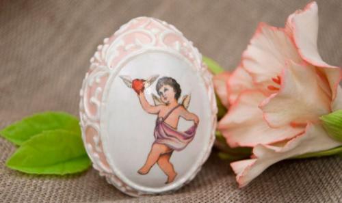 Деревянное яйцо декупаж. Декупаж яиц к Пасхе