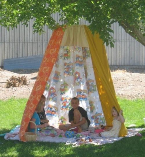 Как сделать шалаш своими руками для детей. Как сделать шалаш для детей своими руками: уголок сказок и мечтаний 03