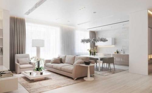 Кухня-гостиная 20 кв м лофт. Современные стили