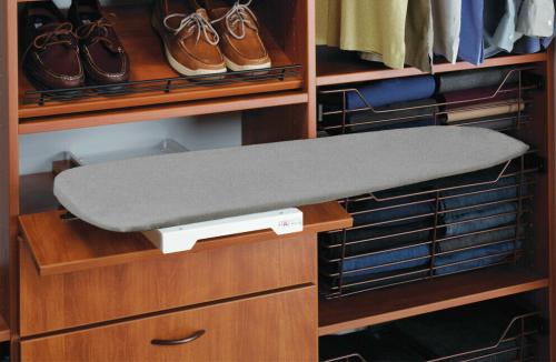 Гладильная доска с полками. 5 ГЕНИАЛЬНЫХ ИДЕЙ, как удобно разместить гладильную доску