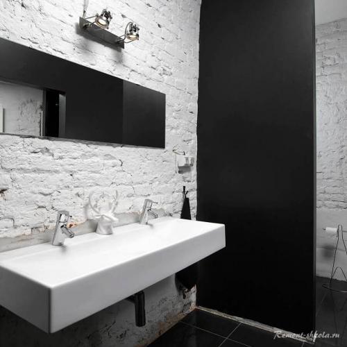 Имитация белого кирпича в интерьере.  Белый кирпич и стили интерьера