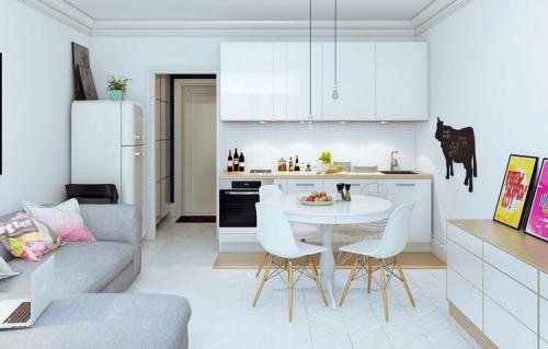 Кухня-гостиная 20 кв м в частном доме. Подбираем стиль