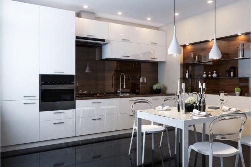 Акценты на кухне белой. Белая кухня — разрушаем распространенные мифы