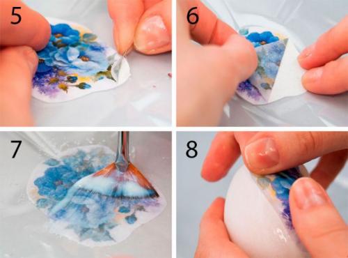 Деревянное яйцо декупаж. Декупаж яиц к Пасхе