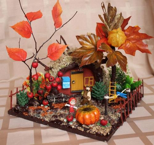 Осенняя композиция в банке. Осенняя композиция: создаём уют в доме своими руками 19