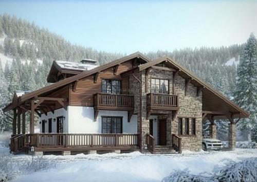 Шале. Общие черты интерьера в стиле шале