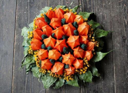 Как сделать осеннюю композицию своими руками. Эксперименты с бумагой 21