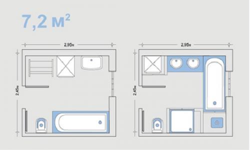Санузел совмещенный или раздельный. Как разделить совмещенный санузел 14