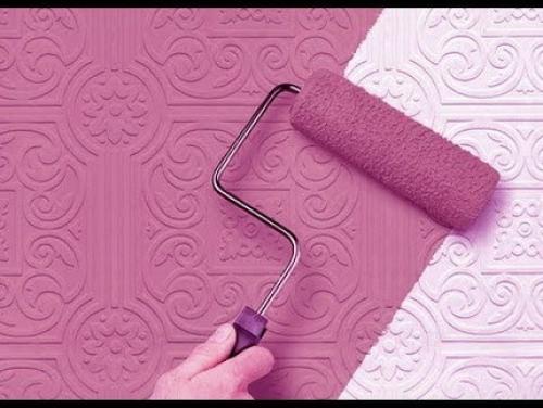 Моющиеся обои под плитку. Вариант #1: Моющиеся обои