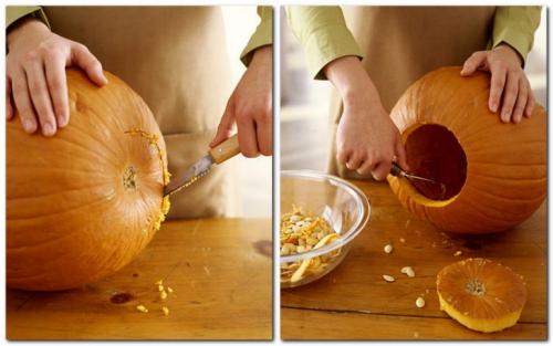 Сделать вазу из тыквы. Немного предисловия