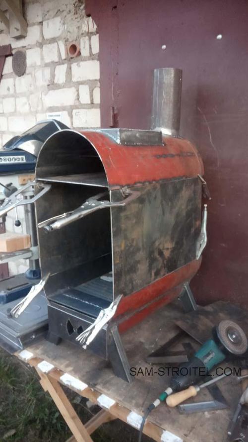 Печи своими руками из металла. Печь своими руками из металла
