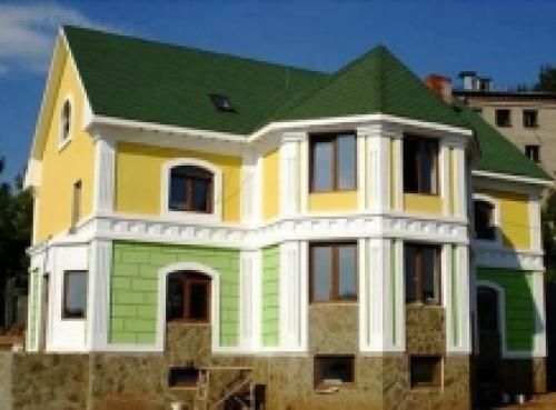 Отделка наружных стен из пеноблоков. Облицовка фасада