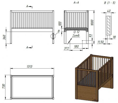 Кровать для подростка своими руками чертежи. Делаем детскую кровать своими руками: пошаговый мастер-класс с фото и видео, готовые чертежи и схемы