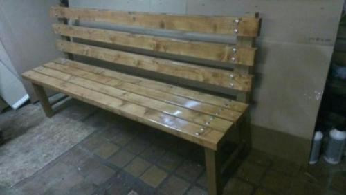 Скамейка своими руками из дерева со спинкой чертежи. Виды садовых скамеек