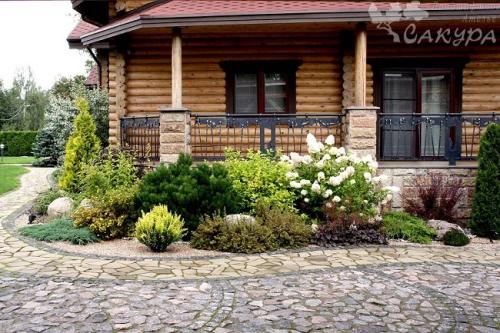 Газон перед домом дизайн. Красивый газон: фото идеи безупречного оформления газона своими руками 25 Газон перед домом дизайн. Красивый газон: фото идеи безупречного оформления газона своими руками 25