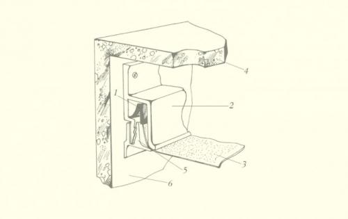 Ширина багета натяжного потолка. Виды зажимов
