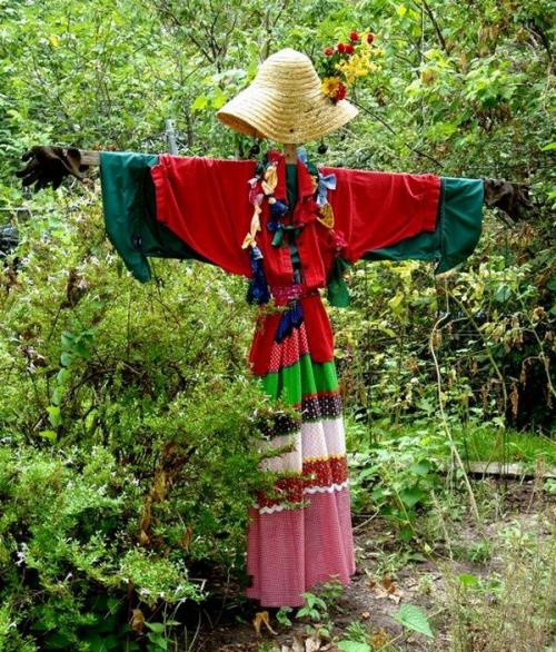 Пугало огородное для детей картинки. Секрет эффективного пугала