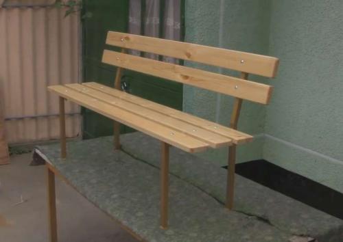 Скамейка из профиля своими руками. Лавочка из профильной трубы своими руками 05