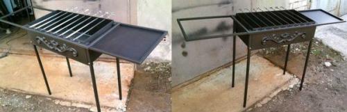 С чего сделать мангал. Способ третий: на каркасе из уголков