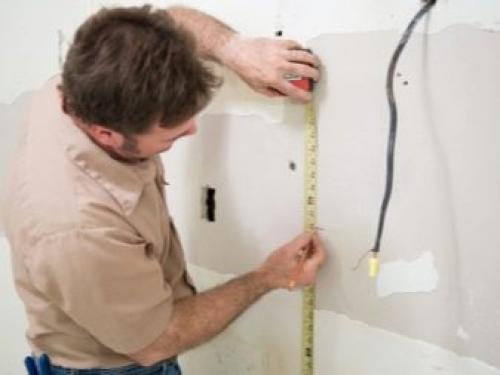 Подготовка стен под стеклообои под покраску. Мероприятия по подготовке 06