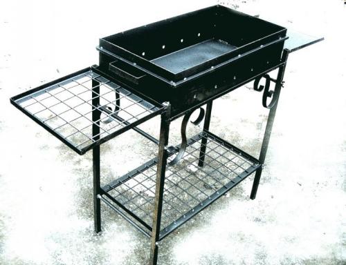 С чего сделать мангал. Способ третий: на каркасе из уголков 09