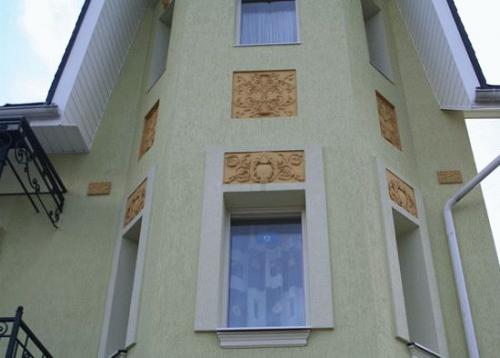 Наружная отделка коттеджа. Отделка фасадов коттеджей кирпичом 05 Наружная отделка коттеджа. Отделка фасадов коттеджей кирпичом 05