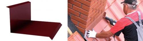 Как сделать примыкание крыши к крыше. Традиционные примыкания кровли к стенам 03