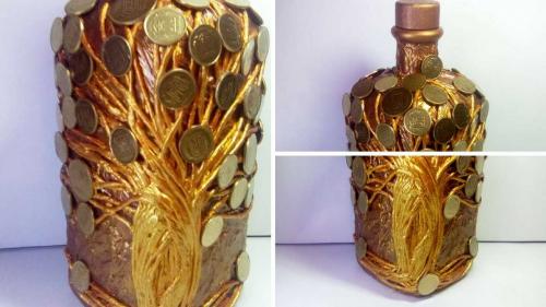 Бутылки в интерьере. Способы декорирования стеклянных бутылок для помещений в разном стиле