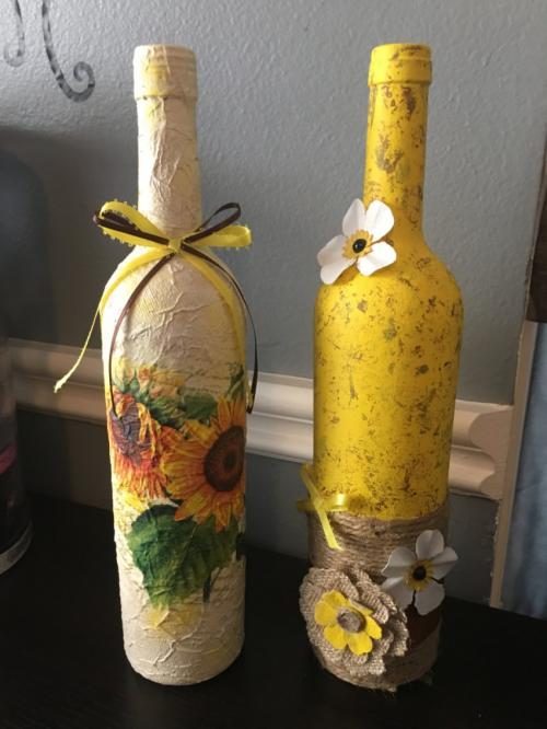 Бутылки в интерьере кухни. Декор бутылок – 65 фото роскошных проектов украшения пустых бутылок для украшения интерьера