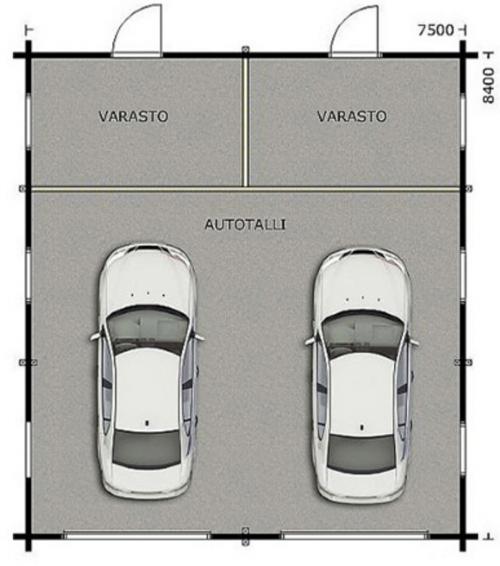 Гараж из профнастила на 2 машины. Гараж на 2 машины: размер и преимущества